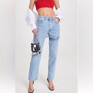 Agolde Lana‎ Slice Straight Blue Jeans Size 25